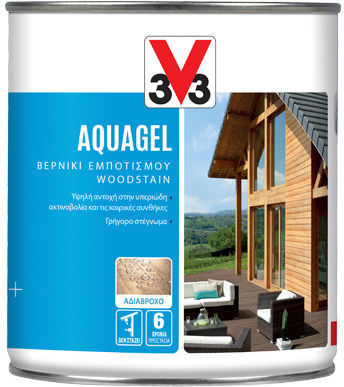 V33 Aquagel Wasser Kiefer Satin,σατεν 750ml