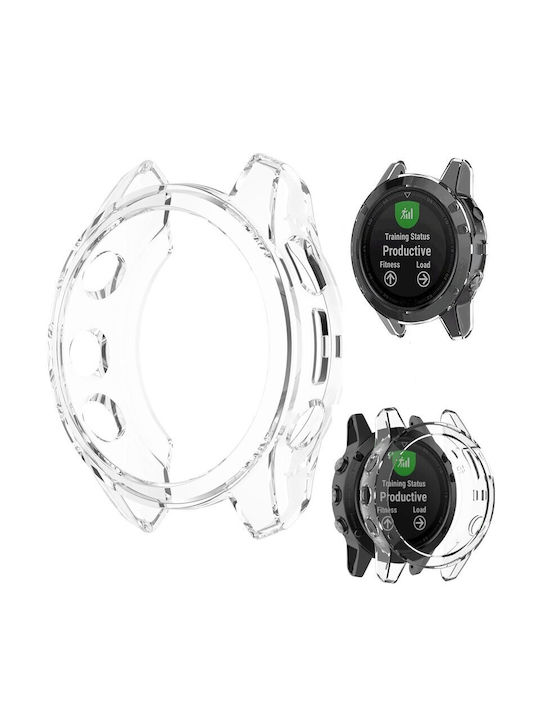 Най-добрите аксесоари силиконов калъф в прозрачен цвят Garmin Fenix 7x