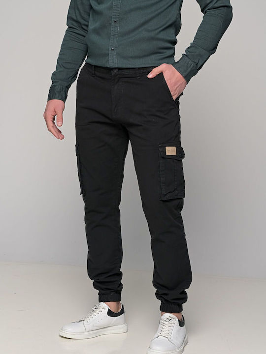 Life Style Butiken Men's Cargo Trousers Elastic...