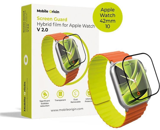 Mobile Origin Guard Screen Protector for the Apple Watch 10 42mm, Mobile Origin 1pcs