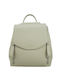 Leder Damentasche Rucksack Ecru