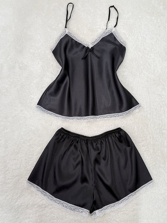 Topaki Καλοκαιρινό Babydoll Μαύρο