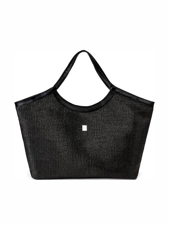 Straw Women's Bag Shoulder Black
