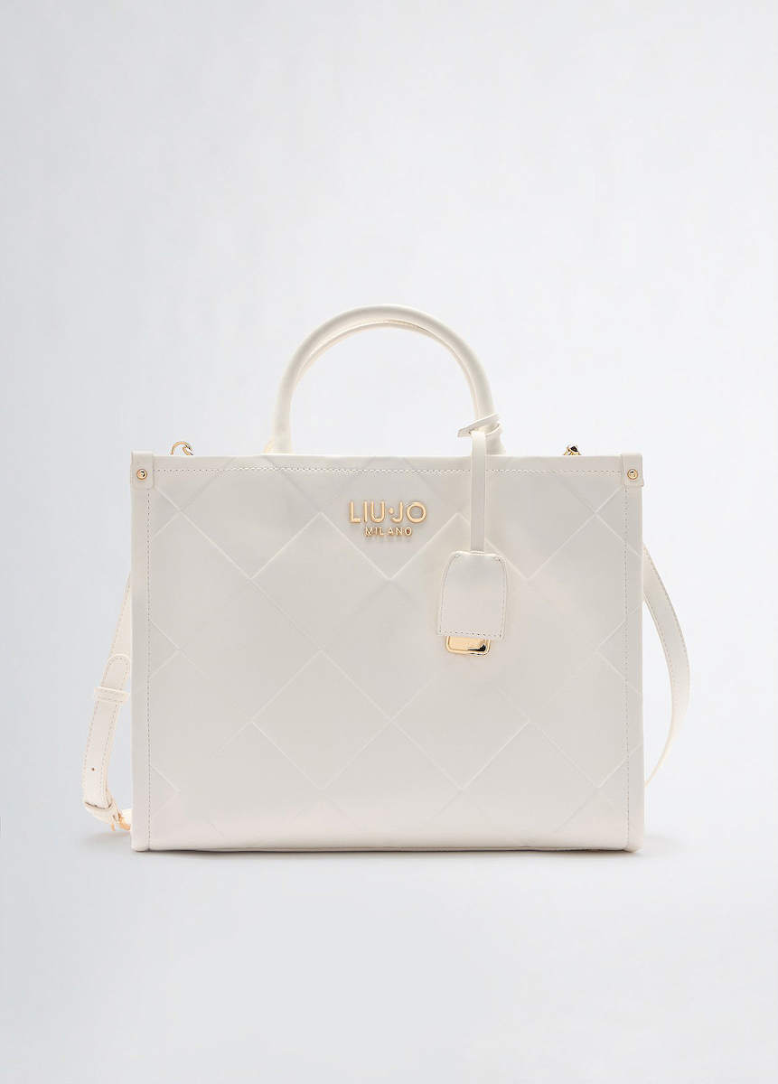 トートバッグ LIU JO Woman Tote bags White AA5206E0778 01065 20250410085816_liu_jo_gynaikei