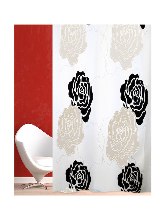 San Lorentzo Κουρτίνα Μπάνιου 180x180cm Black Rose