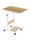 Desk Helper Wooden White with Metal Legs & Adjustable Height 60x40x60cm