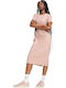 Kleid Puma Her Kleid Pink Damen
