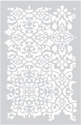 Stencil Τεχνοτροπίας Διακόσμηση Τοίχου 52x85cm Novacolor Palace Trellis Nc6146