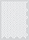 Stencil Wall Decoration 53x76cm Novacolor Kami Tile Nc6336