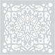 Stencil Τεχνοτροπίας Διακόσμηση Τοίχου 53x53cm Novacolor Zahara Morocco Nc6285l
