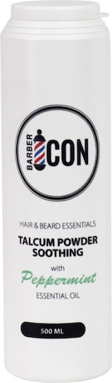 Ταλκ Barber Icon Talc Powder Pepppermint Scent 500ml