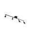Globo Lighting Matrix Σποτ με 4 Φώτα και με Ντουί GU10 σε Μαύρο Χρώμα