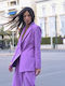 Innocent Blazer pentru femei Sacou Lila