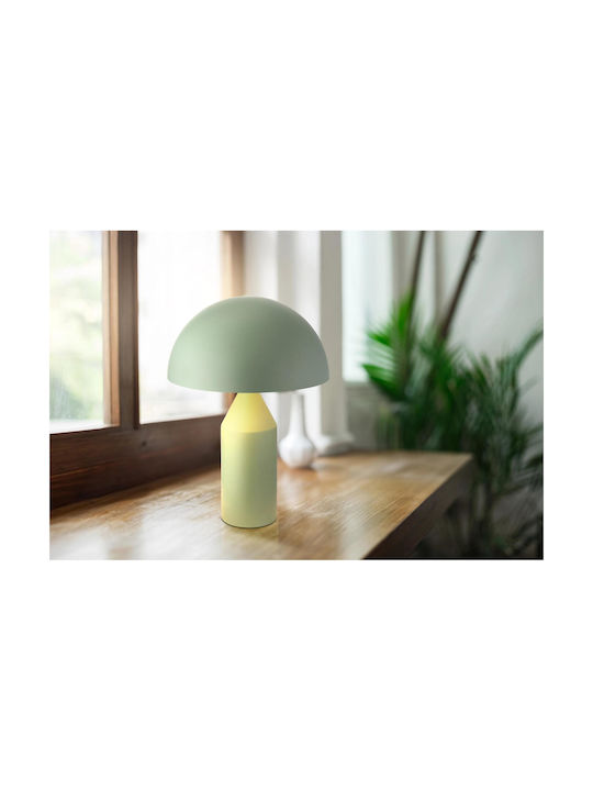 Globo Lighting Lampă de masă cu Abajur Verde și Bază
