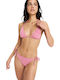 Classics Tiki Tri Bikini Slip Cu Dantelă Roz