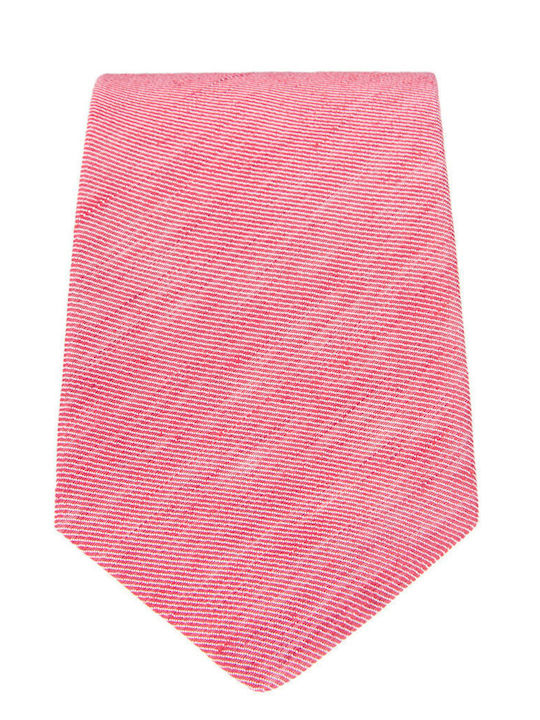 Manetti Men's Tie Printed in Pink Color
