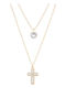 Ardika Cross from Gold Plated Steel