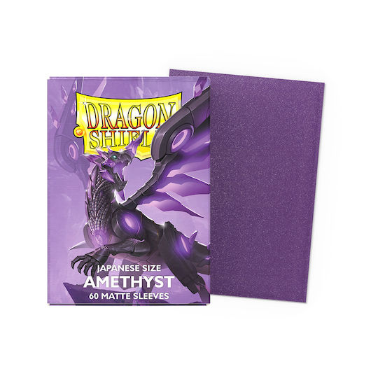 Dragon Shield Manșoane De Carduri Mat Violeți Japonezi Dimensiune 60 Bucăți