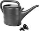 Vilde Plastic Watering Can 10lt Black
