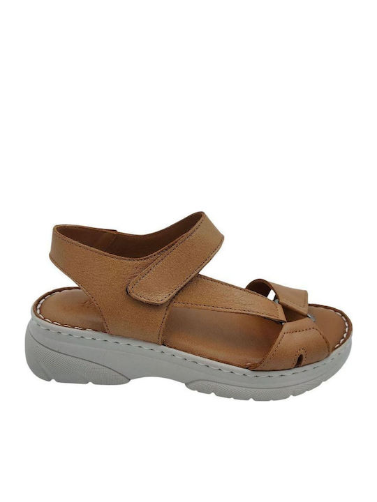 Manlisa Leather Women's Flat Sandals Anatomic F...