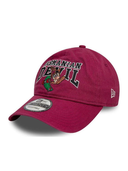 60595269-hero New Era Wb Washed 9twenty Taz Burgundy Color