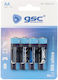 GSC Game World Alkaline Batterien AA 1.5V 4Stück