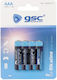 GSC Game World Alkaline Batteries AAA 1.5V 4pcs