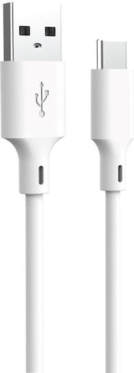 Forever USB 2.0 Cable USB-C male - USB-A / USB-C White 1.5m