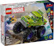 LEGO Marvel The Hulk Truck vs. Thanos για 7+ Ετών 229τμχ