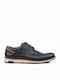 Men's Leather Casual Shoes Blue