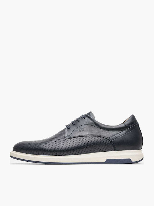 Boss Shoes Δερμάτινα Ανδρικά Casual Παπούτσια Μπλε
