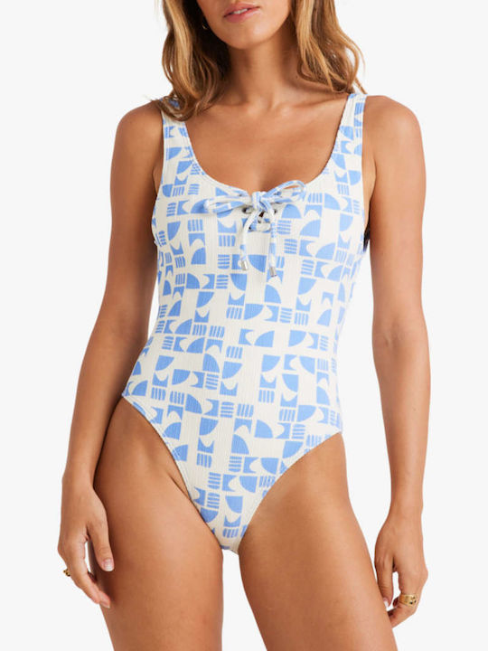 Cool Tide One Piece Swimsuit Light Blue