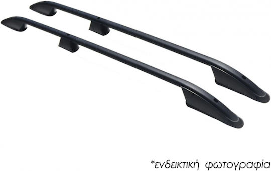 Omtec Parallel Aluminum Roof Bars Black Color Sport VW Amarok 2022+ Maximum Load Weight 75kg Omtec 2 Pcs 7574931b/om
