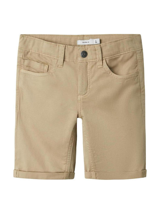 Name It Kinder-Shorts/Bermudas Stoff Island Fossil