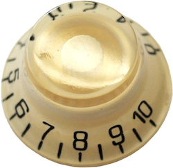 Buton potențiometru chitară alb J.j Kb15