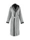 Guy Laroche Monogram Bathrobe with Hood Smoke