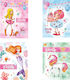 Fabi Party Invitations Set of 6 Envelopes Girls Various Designs