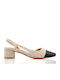 Μπεζ Chic Tweed Flats Κομψές Λεπτομέρειες