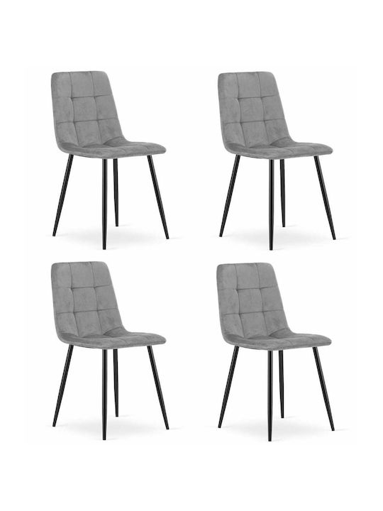 Kara Stühle Speisesaal Light Gray 4Stück 67.5x5...