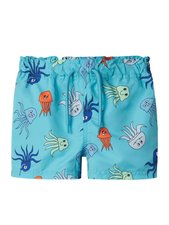 Name It Kids Swimwear Swim Shorts Blue Atoll