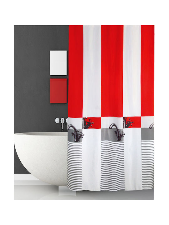 San Lorentzo Faucet Shower Curtain 240x180cm Multicolour