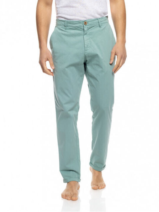 Hose Chino Elastisch Tyrquoise