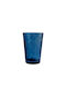 Uniglass Glas Wasser aus Glas in Blau Farbe