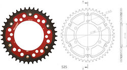 Pinion roată Supersprox/rst-480-45t Stealth-roșu Jt1876 Mt09tracer'16-18 502-60-0480454