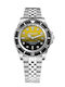 Bobroff Мъжки Часовник 44mm Автоматичен с Жълт Ацетиленов Гривна