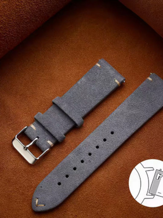 Lederriemen Gray 20mm