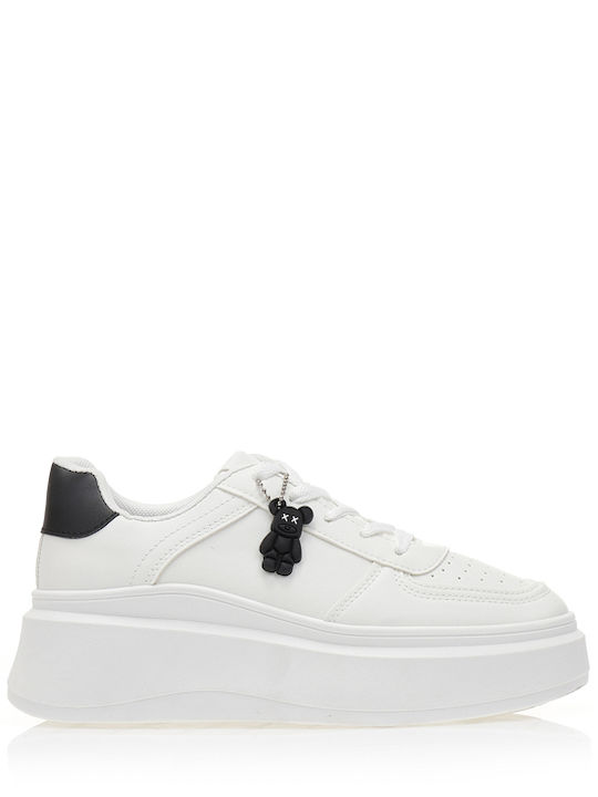 Γυναικεία Flatforms Sneakers Λευκά
