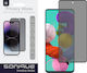 Sonique 3D 0.33mm Vollkleber Privatsphäre Gehärtetes Glas Schwarz (Galaxy A51)