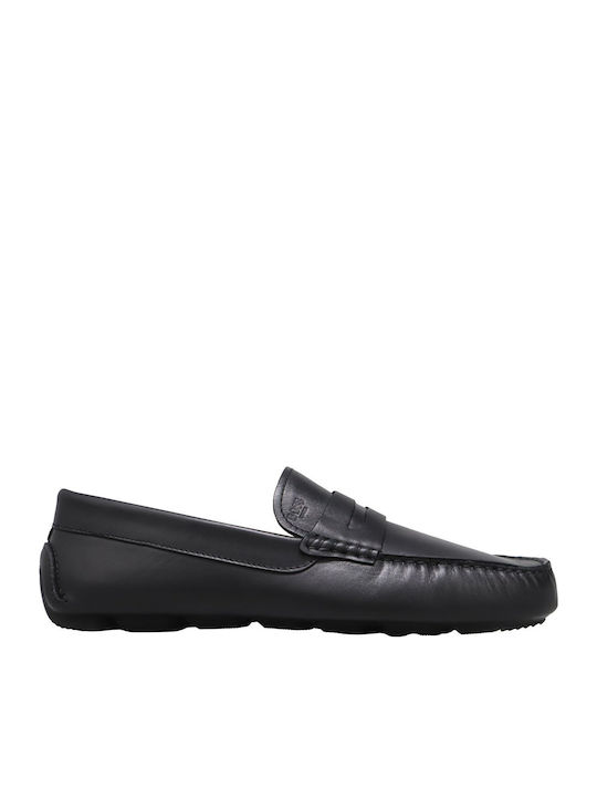 Men's Leather Loafers Black