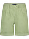 Women's Bermuda Shorts Linen Green